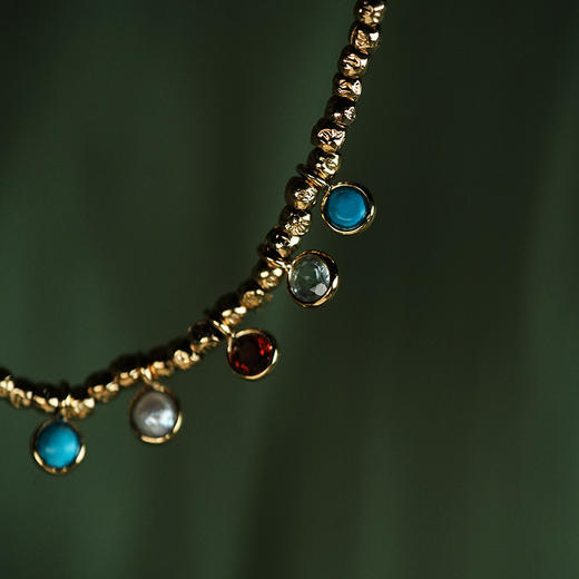 订购8周到｜Tityaravy-Vamsa-珍珠 绿松石 彩色碧玺 项链［法国设计师］ 商品图2