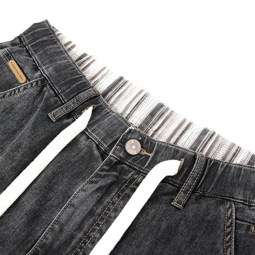 【新品上新】HX 夏季水洗牛仔长裤微宽松S201522067101 商品图2