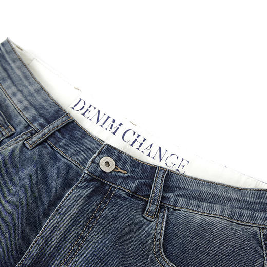 【新品上新】HX 夏季水洗牛仔合体五分裤S207522057101 商品图2