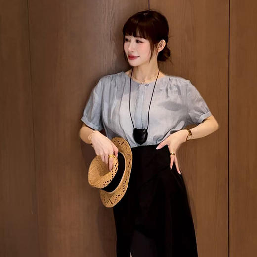 【预售7天】良木礼苎麻上衣（043797） 商品图1