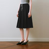 【商场同款】诗凡黎撞色腰绳半身裙2025夏新款百褶A字裙3G4240061 商品缩略图2