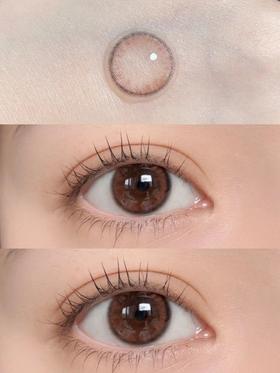 annakelly日抛美瞳 豆沙棕 14.0mm