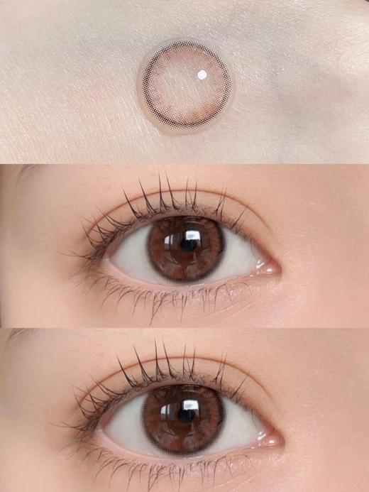 annakelly日抛美瞳 豆沙棕 14.0mm 商品图0
