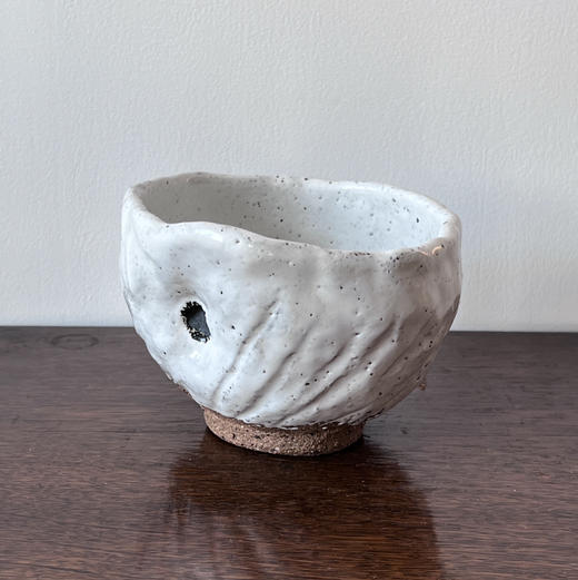 【苏州】日本中古作家器茶碗 手捏不规则 商品图0