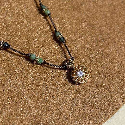 订购8周到｜Tityaravy-MalaSai-花朵 黝帘石 水晶 珐琅 项链［法国设计师］ 商品图2