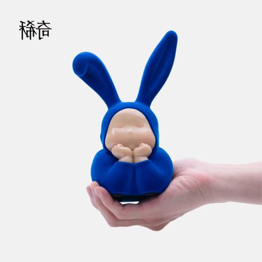 稀奇艺术植绒款兔比比雕塑桌面摆件礼盒装 商品图3