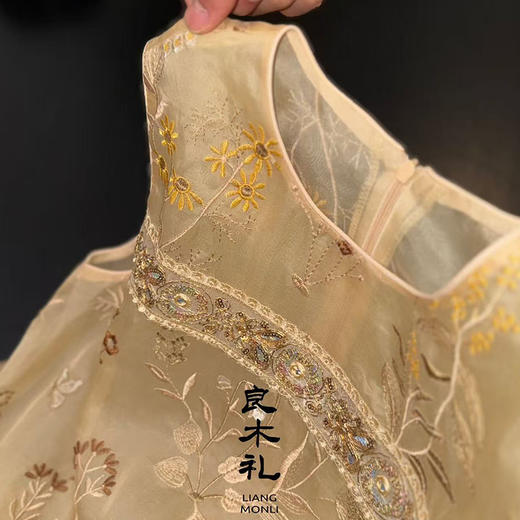 【预售7天】良木礼真丝欧根纱马甲（141080） 商品图2