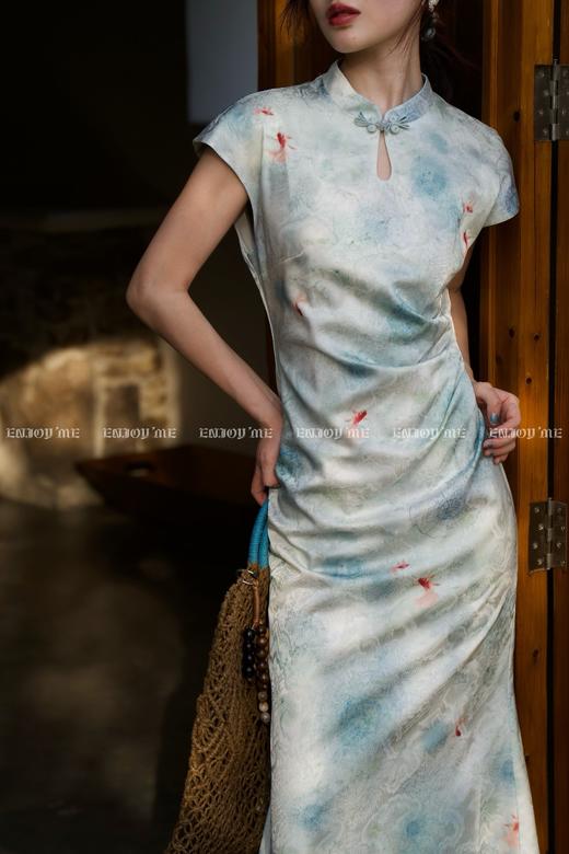 【门店同款】ENJOY夏季云敛-“鸾衿折桂”锦时遇鲤中式旗袍 162897076 商品图7
