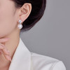 雀说银针气质复古港风简约珍珠耳钉ins轻奢锆石甜美小众时尚耳环法式AL0922 商品缩略图3