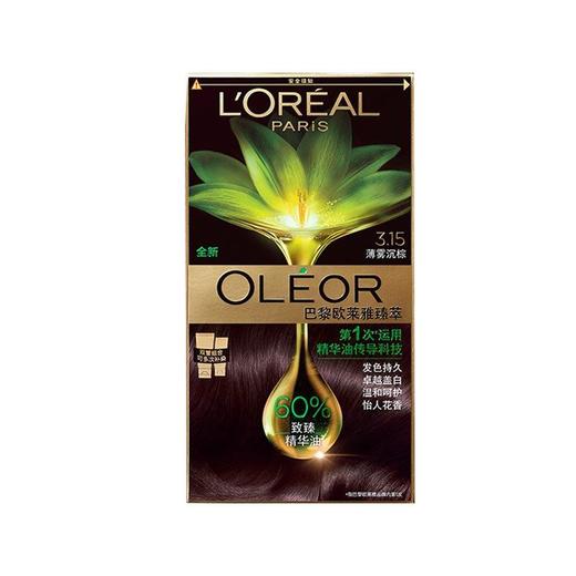 巴黎欧莱雅臻萃精华油染发霜 #3.15 薄雾沉棕 商品图1
