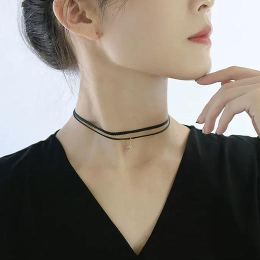 纪念日百货时尚百搭双层叠链设计颈链162794157 商品图4