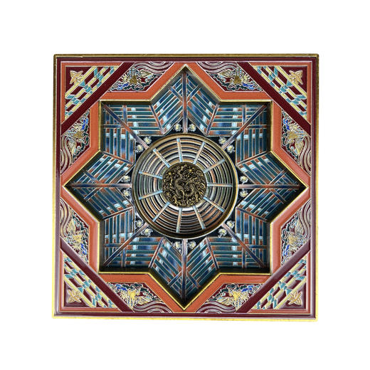 永乐宫藻井冰箱贴3层可拆卸金属材质磁吸山西旅游文创礼物 商品图4