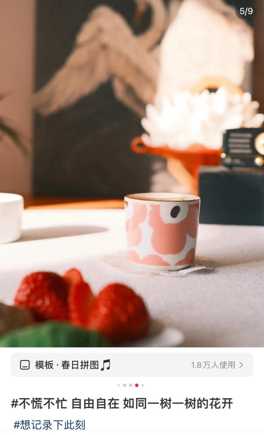 芬兰Marimekk*o 日本限定 unikko 游霓可 手握对杯 商品图13