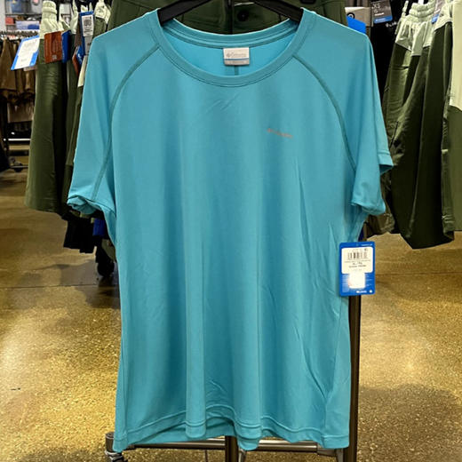 Columbia/哥伦比亚 女士夏季吸湿透气运动插肩短袖圆领T恤 商品图1