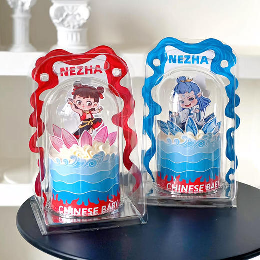 哪吒敖丙双面4寸蛋糕 商品图0