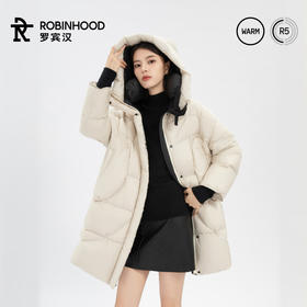 罗宾汉云感泡芙中长款羽绒服 | 90%白鸭绒，市场价2899，清仓价299元