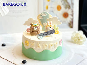 《熊兔奇遇》儿童蛋糕