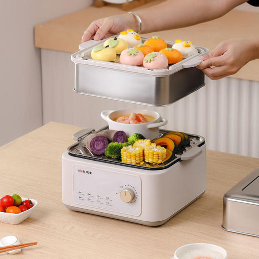 
【多样屋专柜】尚朋堂多功能电蒸锅12L 商品图5