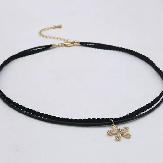 纪念日百货时尚百搭双层叠链设计颈链162794157 商品图2