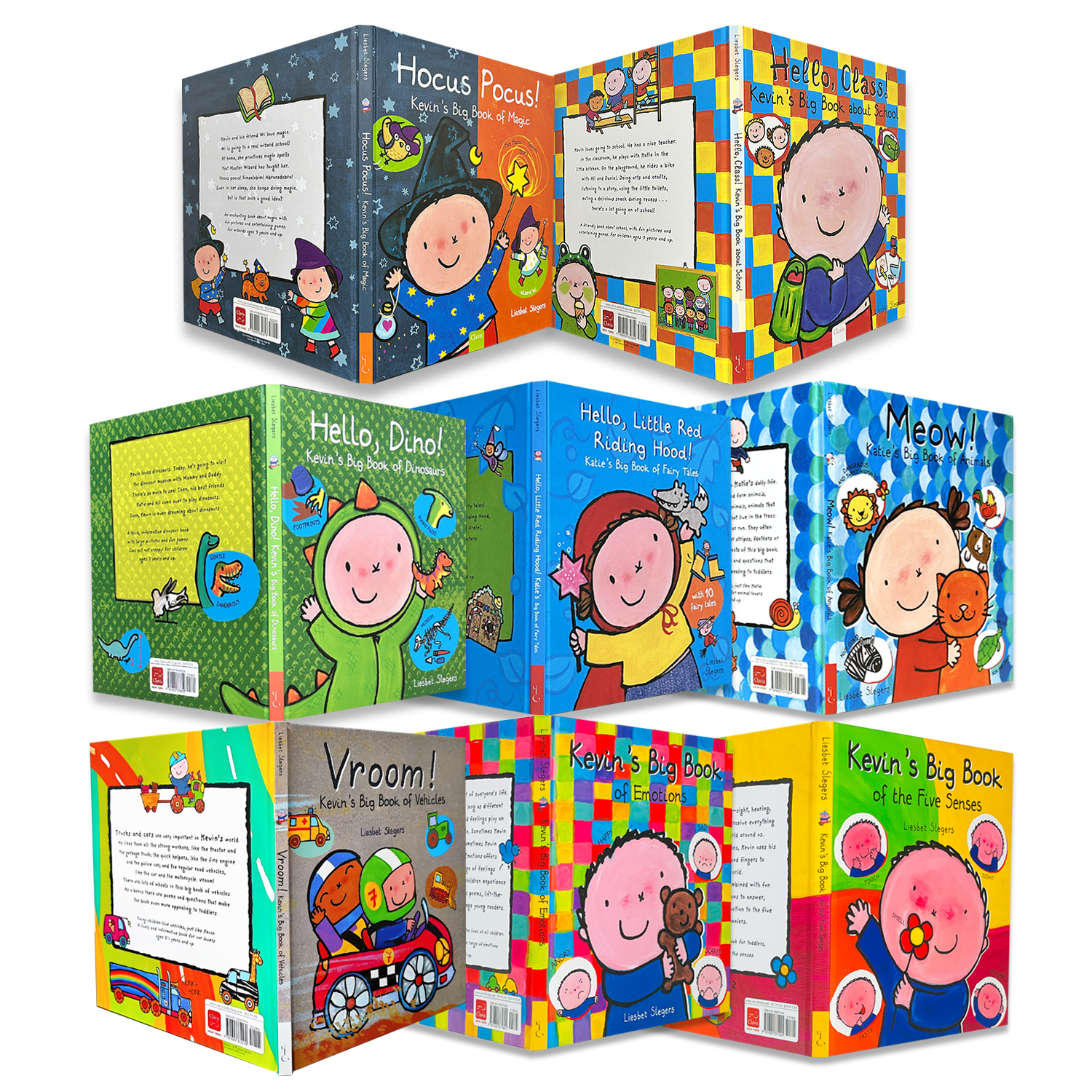 凯文凯蒂大开本系列 适合3岁+日常生活英文绘本