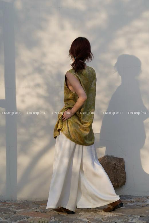 【门店同款】ENJOY夏季云敛-“鸾衿折桂”玉瓷青调短款旗袍 162793234 商品图4