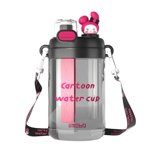 【萌趣双饮塑料杯】女生可爱耐高温便捷多功能 亲子多巴胺爆款水杯  商品图4