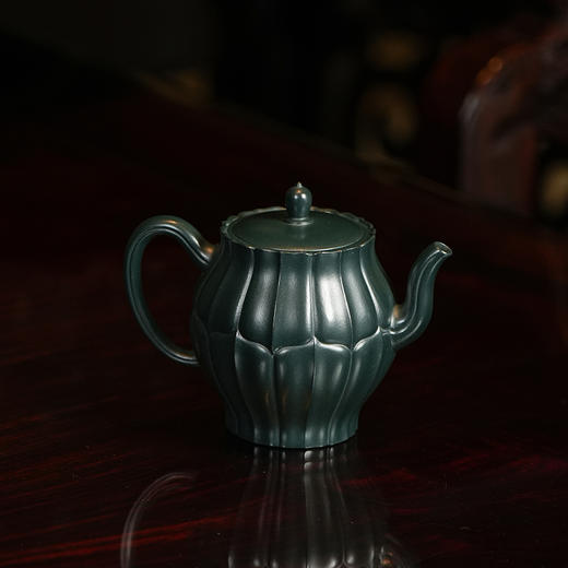 龙德堂陶艺 汤宣武制《高菱》210cc 苏门答腊青  库存请咨询客服 商品图4