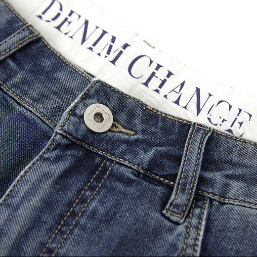 【新品上新】HX 夏季水洗牛仔合体五分裤S207522057101 商品图3