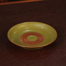 倚云煮泉茶末釉壶承