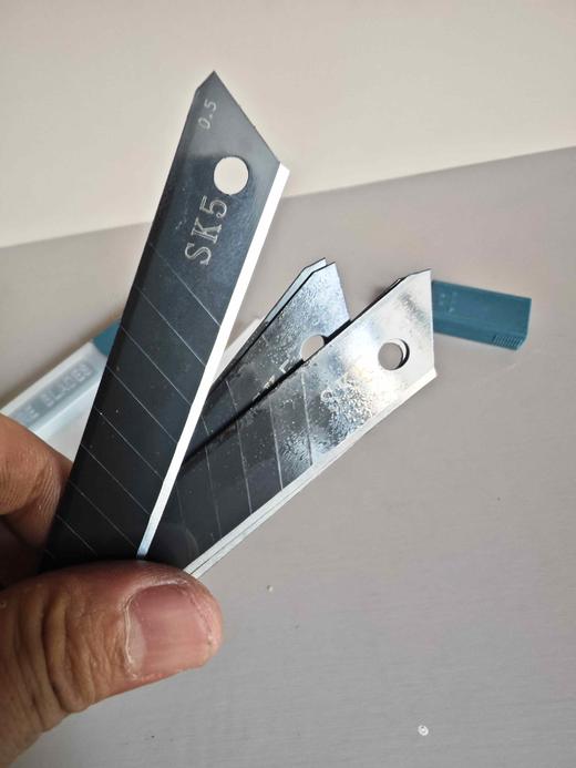 【货号03653】重型黑刃美工刀片SK5锰钢刀片5片装高碳钢刀片壁纸刀片 商品图1