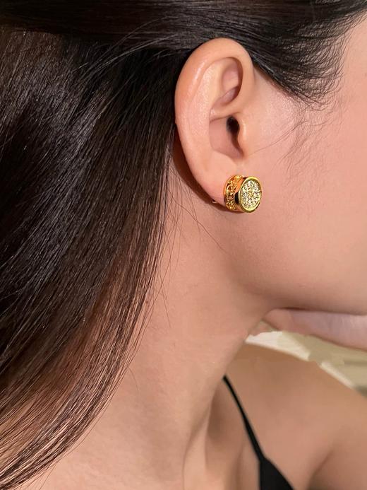 西太后 绝美土星满钻厚圆耳钉（XJ） 商品图5