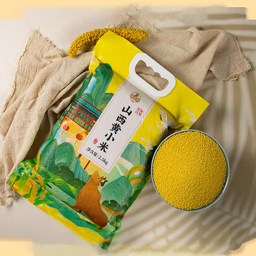 【安第斯藜】山西黄小米2.5kg 精选优质小米 米油浓厚 商品图0