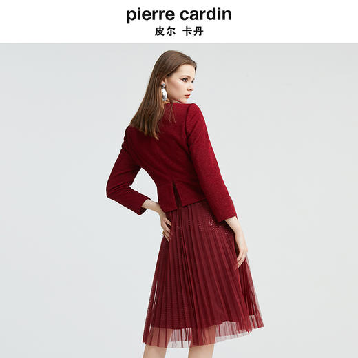 [皮尔卡丹女装]折扣夏季气质女装显瘦长款连衣裙 商品图2