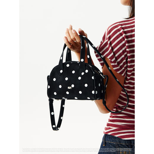 CryingCenter 三色波点波士顿单肩手提斜挎包  哭喊中心 商品图1