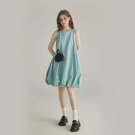 裁缝学苑AH08无袖圆领背心花苞裙连衣裙纸样女装裙子样板图纸 商品图1