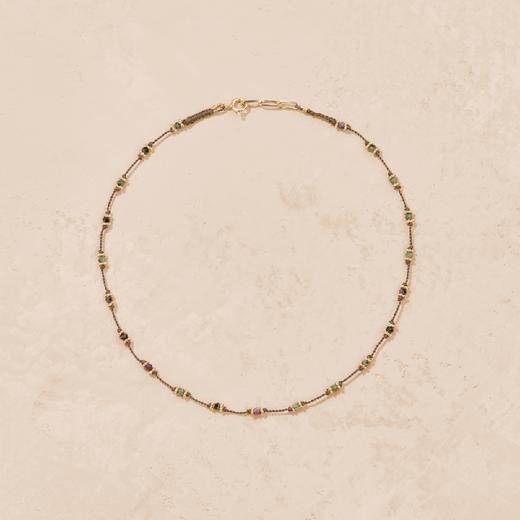 订购8周到｜Tityaravy-Lotuse-莲花 黝帘石 短项链［法国设计师］ 商品图1