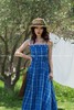 【门店同款】ENJOY夏季“悠然之境”复古格纹吊带裙 162898781 商品缩略图1