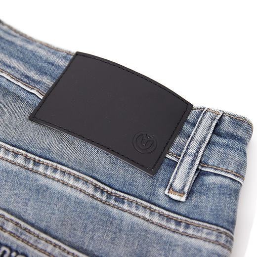 【新品上新】HX 夏季水洗直筒牛仔长裤合体S201522094101 商品图7