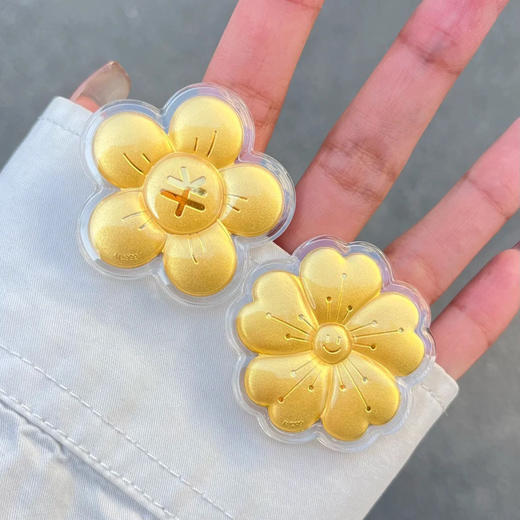 六鑫珠宝 足金999有钱花有桃花 商品图3