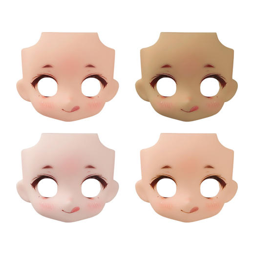 【GSC预售定金】定制表情配件 Make Up！renya01（蜜桃色/肉桂色/奶油色/杏仁奶色） 商品图4