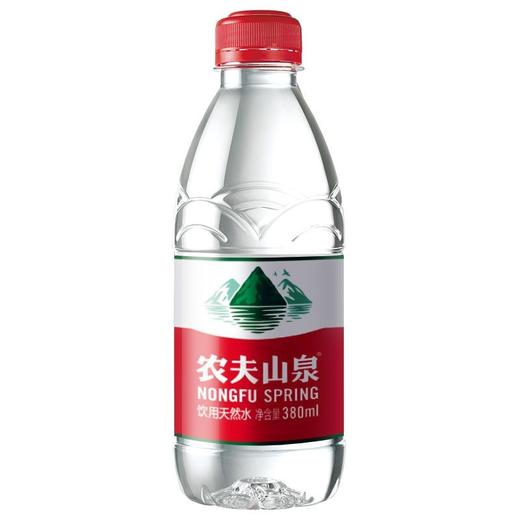 农夫山泉碱性天然水380ml 非矿泉水小瓶装饮用天然水 多规格可选 商品图1