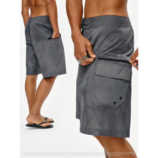 CryingCenter 轻薄防泼水防晒沙滩中裤 哭喊中心 商品图2