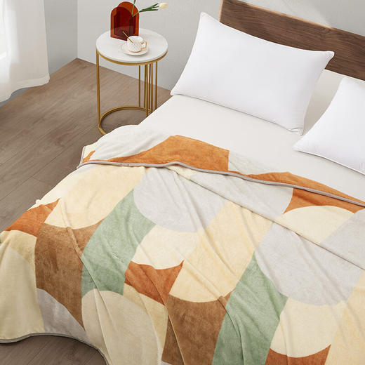 【多样屋专柜】罗莱 拾光溢彩云朵绒毯150*200cm,840G 商品图1