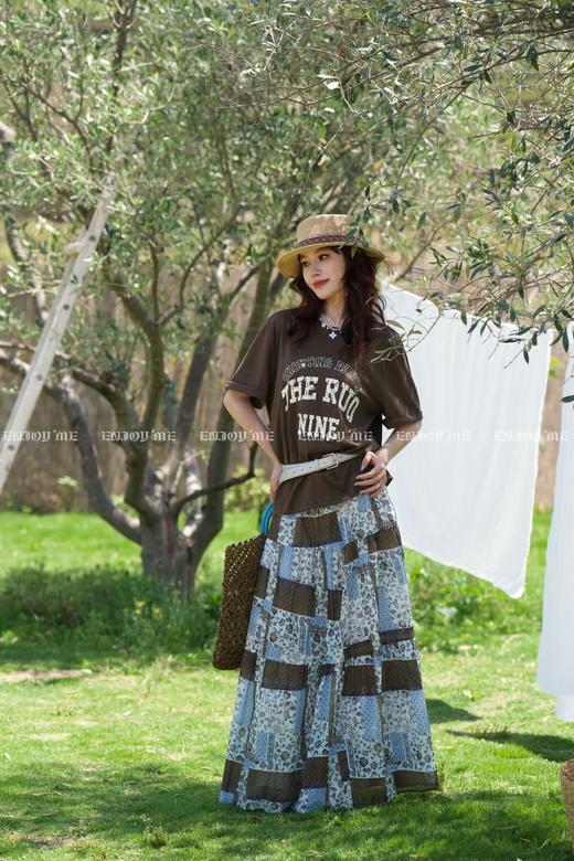 【门店同款】ENJOY夏季“可露丽”拼色套装 162895185 商品图0