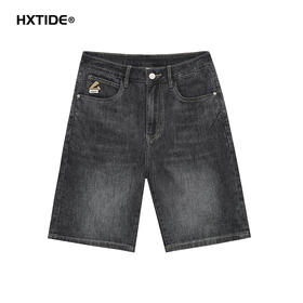 【新品上新】HX 夏季水洗牛仔五分裤合体S207522058101