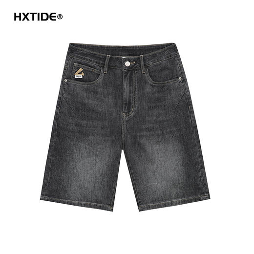 【新品上新】HX 夏季水洗牛仔五分裤合体S207522058101 商品图0