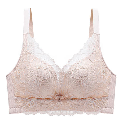 雀说调整型舒适柔软Q弹棉女士无钢圈小胸聚拢内衣文胸 商品图5