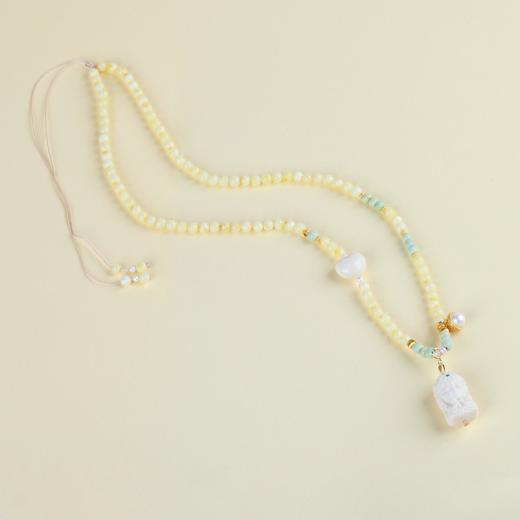 【有愿皆从】猛犸扎基蜜蜡项链 ZX2505269 商品图7