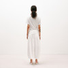 NUTH白色松弛感棉麻堆叠感宽松短袖T恤女 商品缩略图2