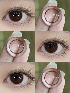 annakelly日抛美瞳 咖啡棕 14.2mm